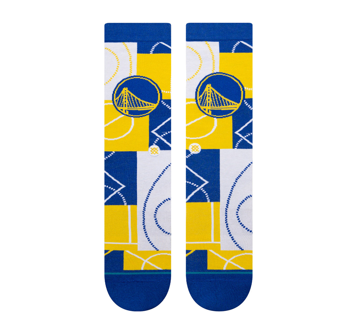 Stance Golden State Warriors Zone Crew Socks– On The EDGE
