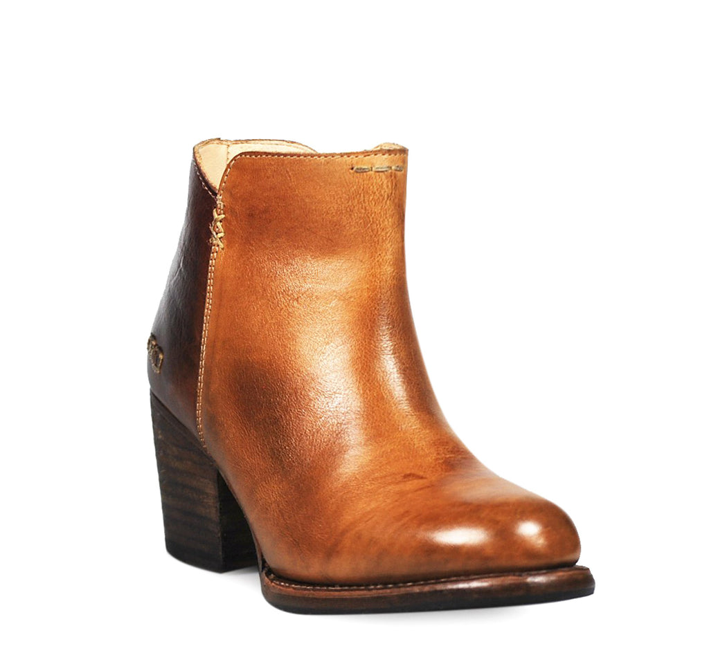 Bed Stu Yell Women's Ankle Boot in Tan Teak Rustic - On The EDGE