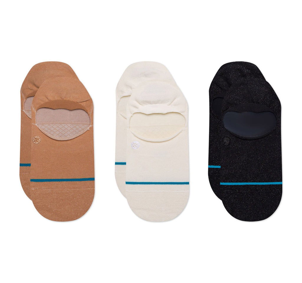 Stance Muted Women's 3-Pack No-Show Socks