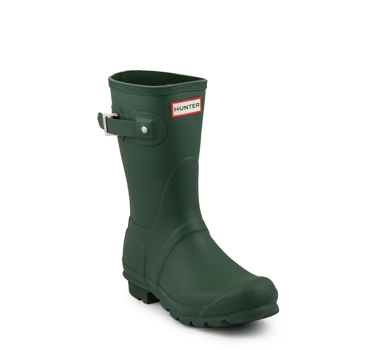 Hunter Men\'s Original Short Waterproof Rain Boots | Dark Green | Size US 5 Hunter Boots Llc ORIGINAL SHORT RAIN BOOTS – DTLR main image 2