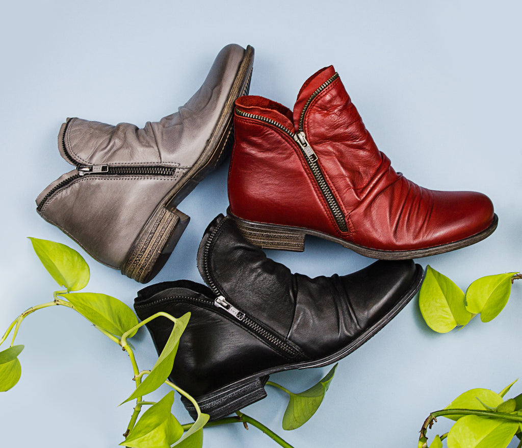 Soft leather & comfort, the Miz Mooz Luna boots