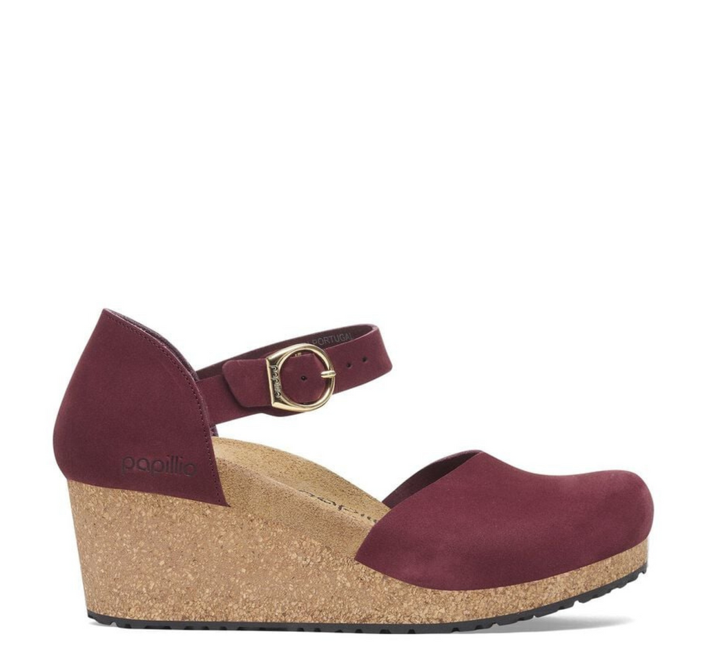 Birkenstock Mary Leather Wedge Sandal