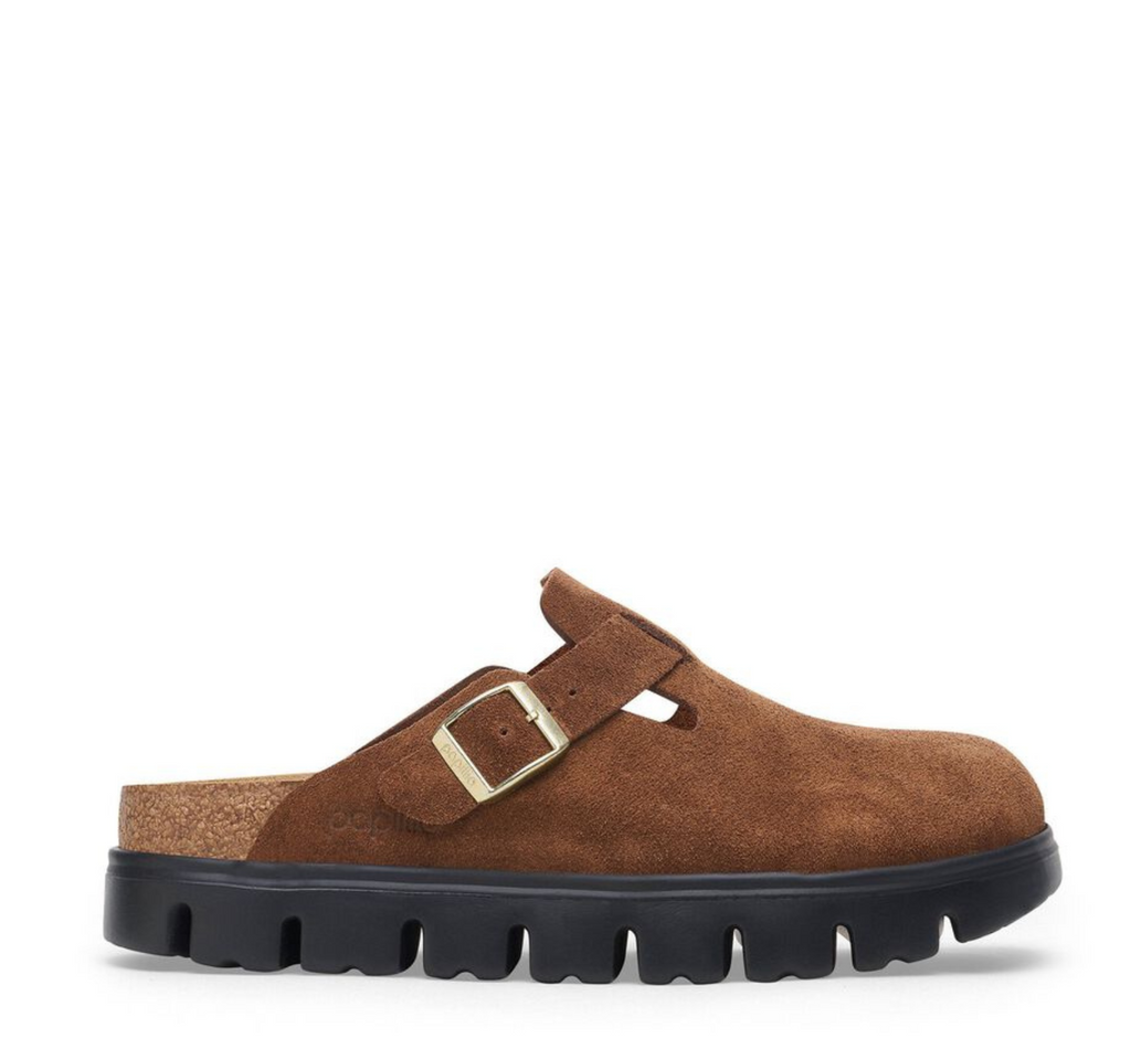 Birkenstock Boston Chunky in Suede