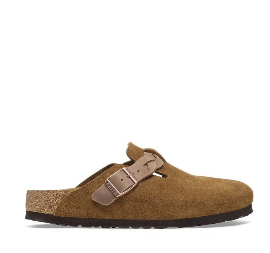 Birkenstock Boston Braided Clog in Suede