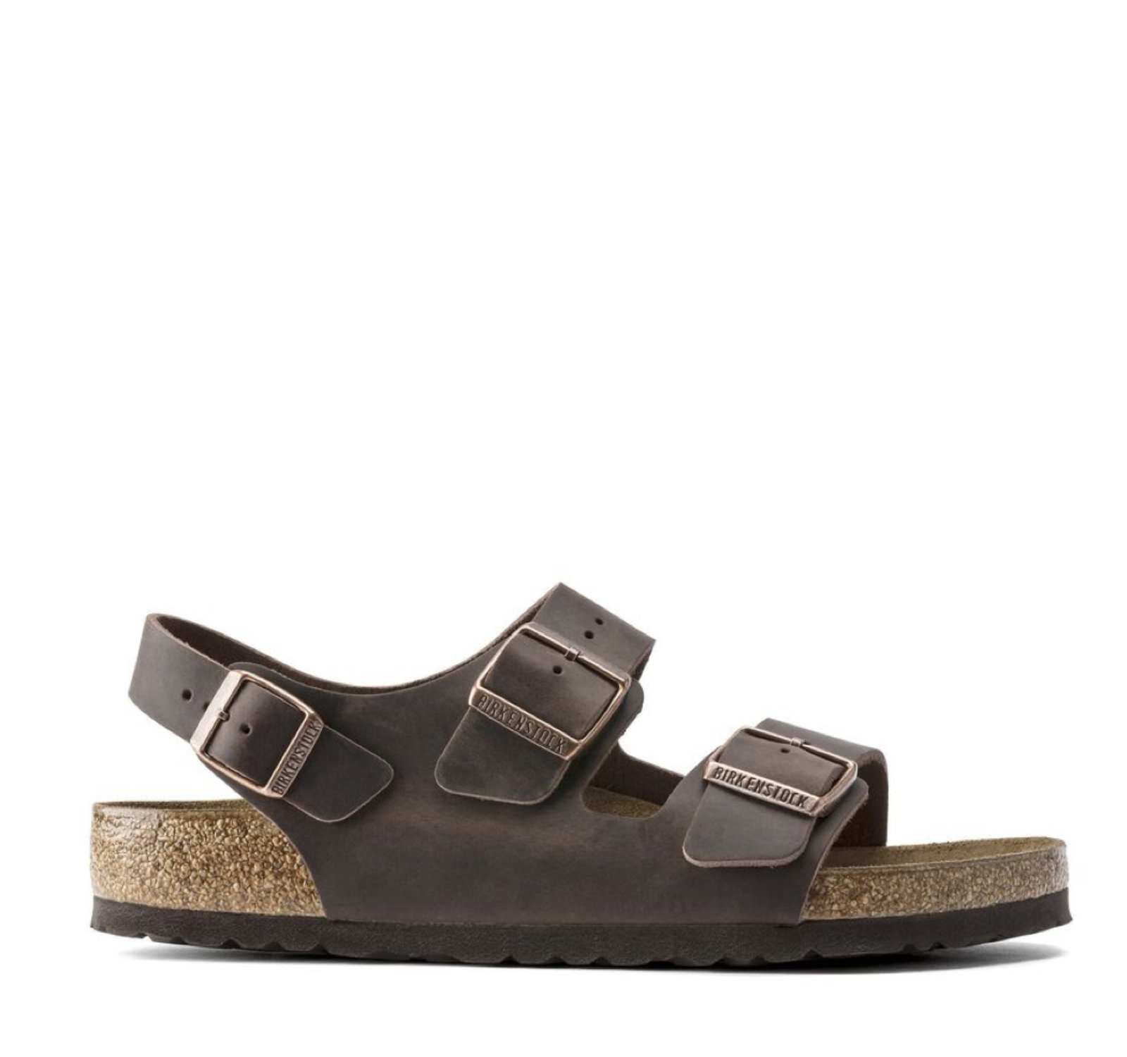 Birkenstock Milano Sandal Brown Double Strap/Back Strap Leather Shoe M12 (45) Men main image 4