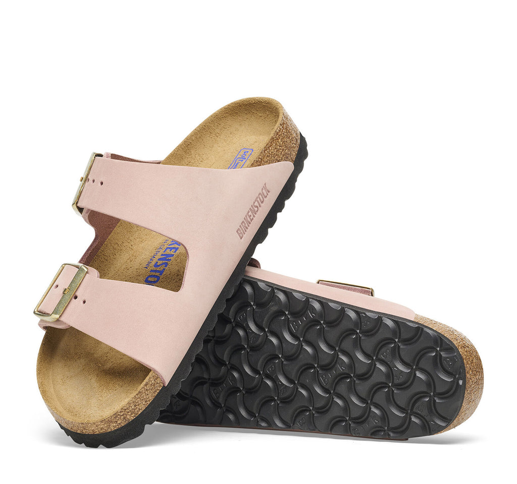 Birkenstock Arizona Soft Footbed Nubuck Leather Sandal