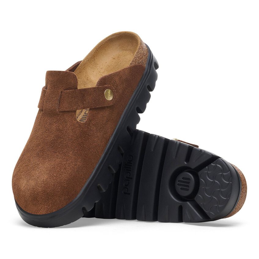 Birkenstock Boston Chunky in Suede