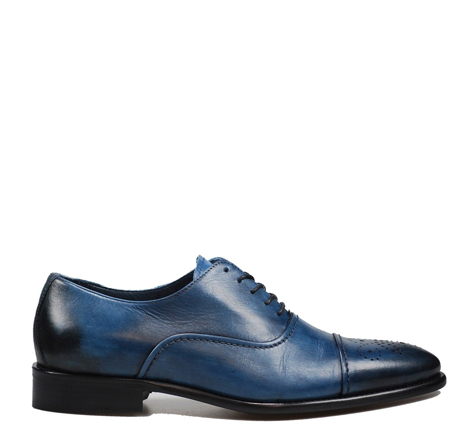 Calzoleria Toscana Italian Square Toe Leather Shoes (Men\'s US Size 10) Calzoleria Toscana Men main image 4