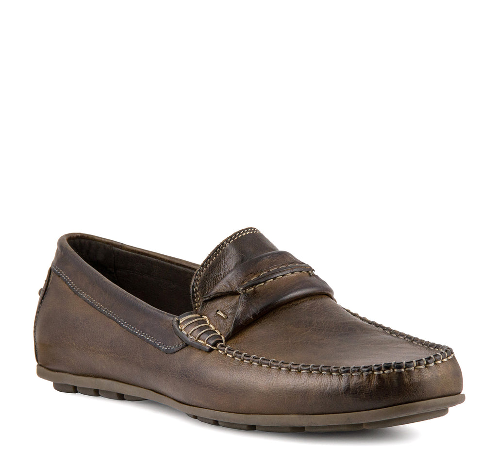 Calzoleria Toscana Positano Loafer in Brown - On The EDGE