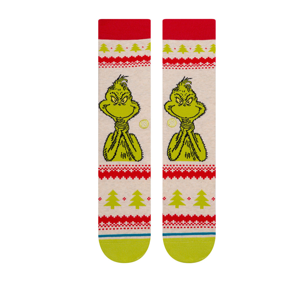 Stance The Grinch Sweater Crew Socks