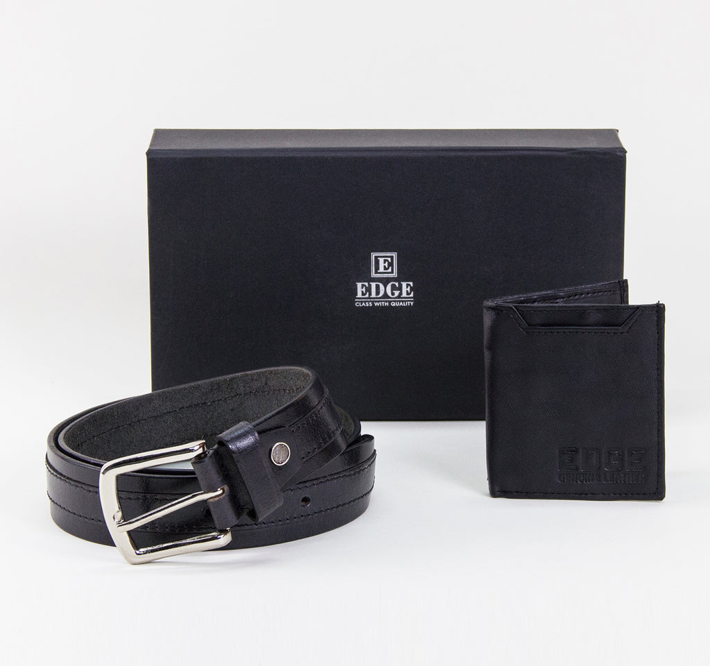 EDGE Accessory Set with Belt and Logo Wallet - EDGE - On The EDGE
