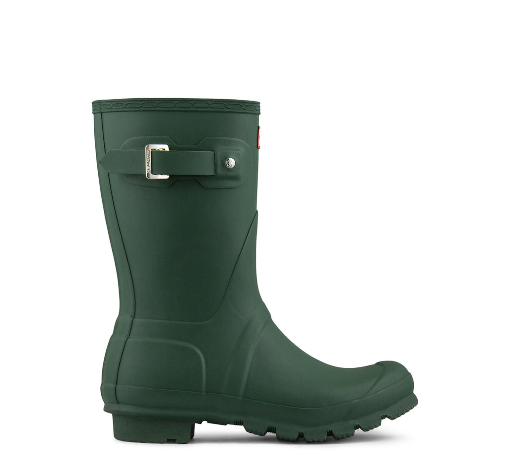Hunter Original Short Women's Rain Boots in Green - On The EDGE