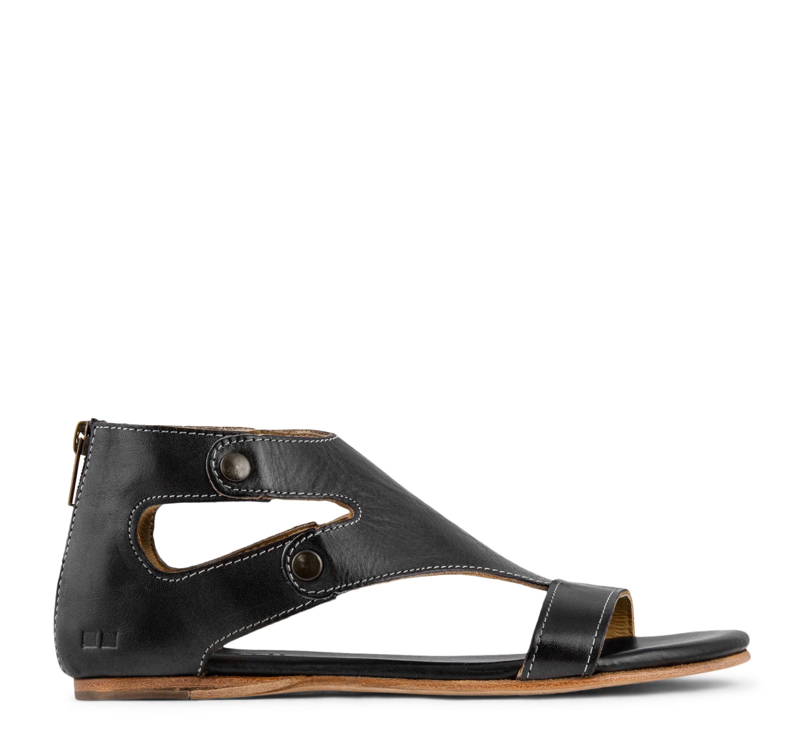 Bed Stu Women's Soto Dress Sandal – Leather Cross-Strap Wedge Sandal