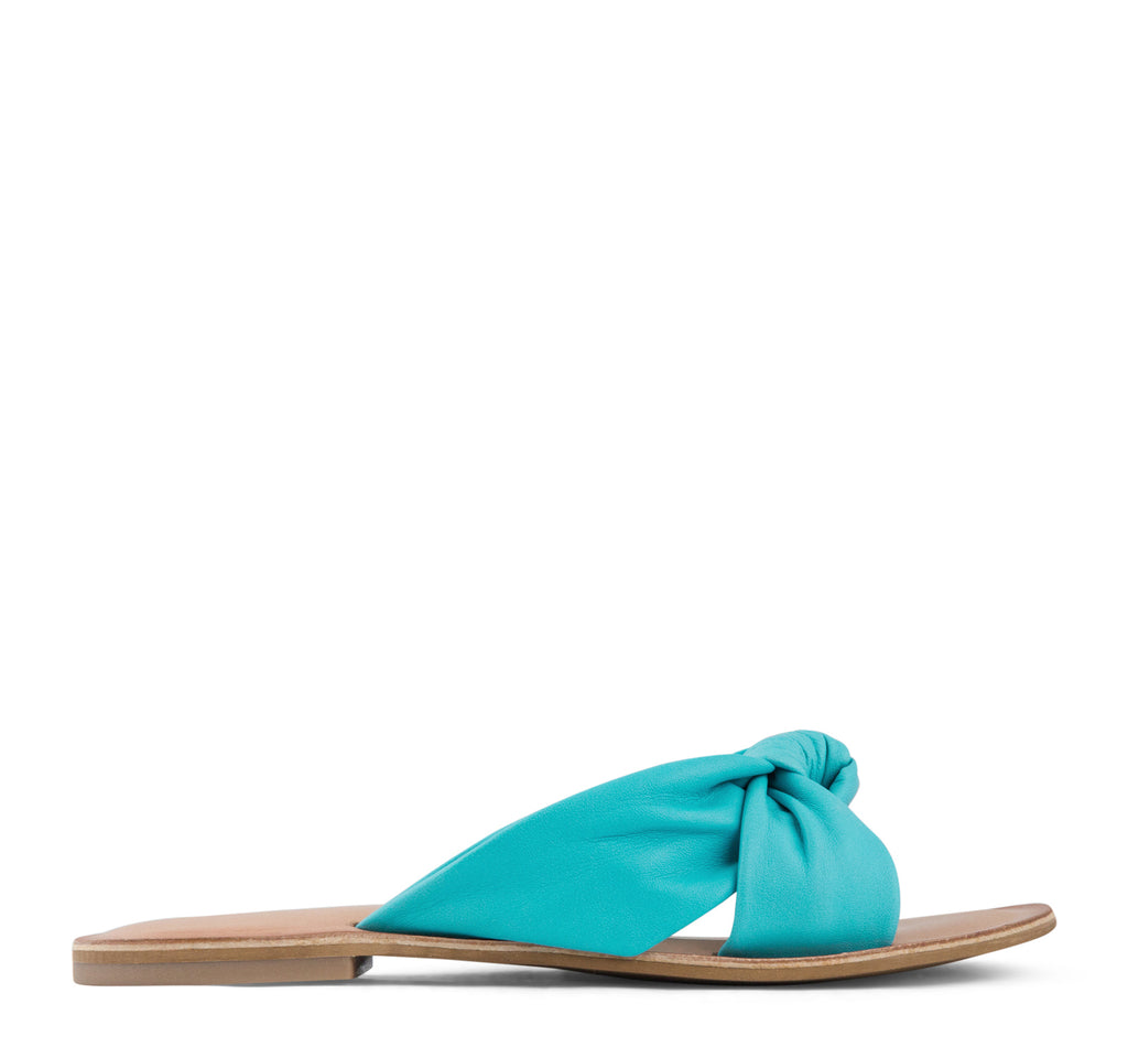 Jeffrey Campbell Zocalo Slide Women's Sandal in Teal - On The EDGE