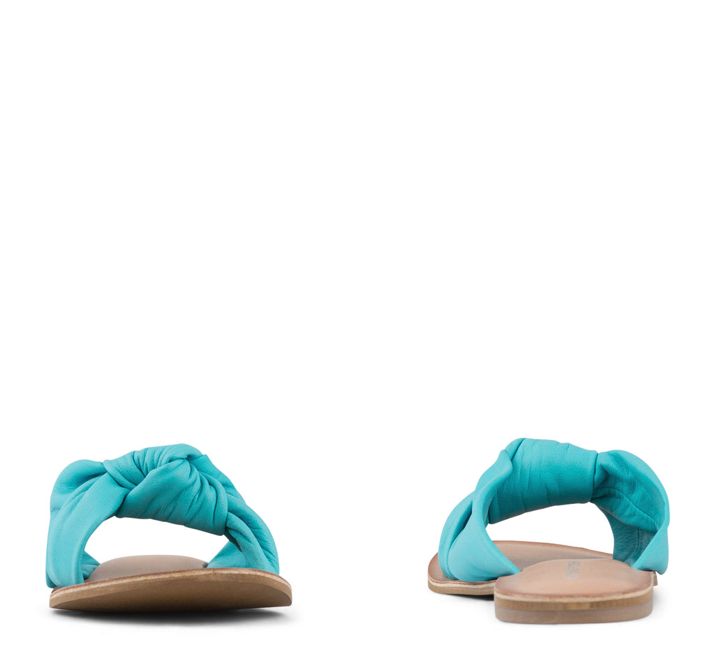 Jeffrey Campbell Zocalo Slide Women's Sandal in Teal - On The EDGE